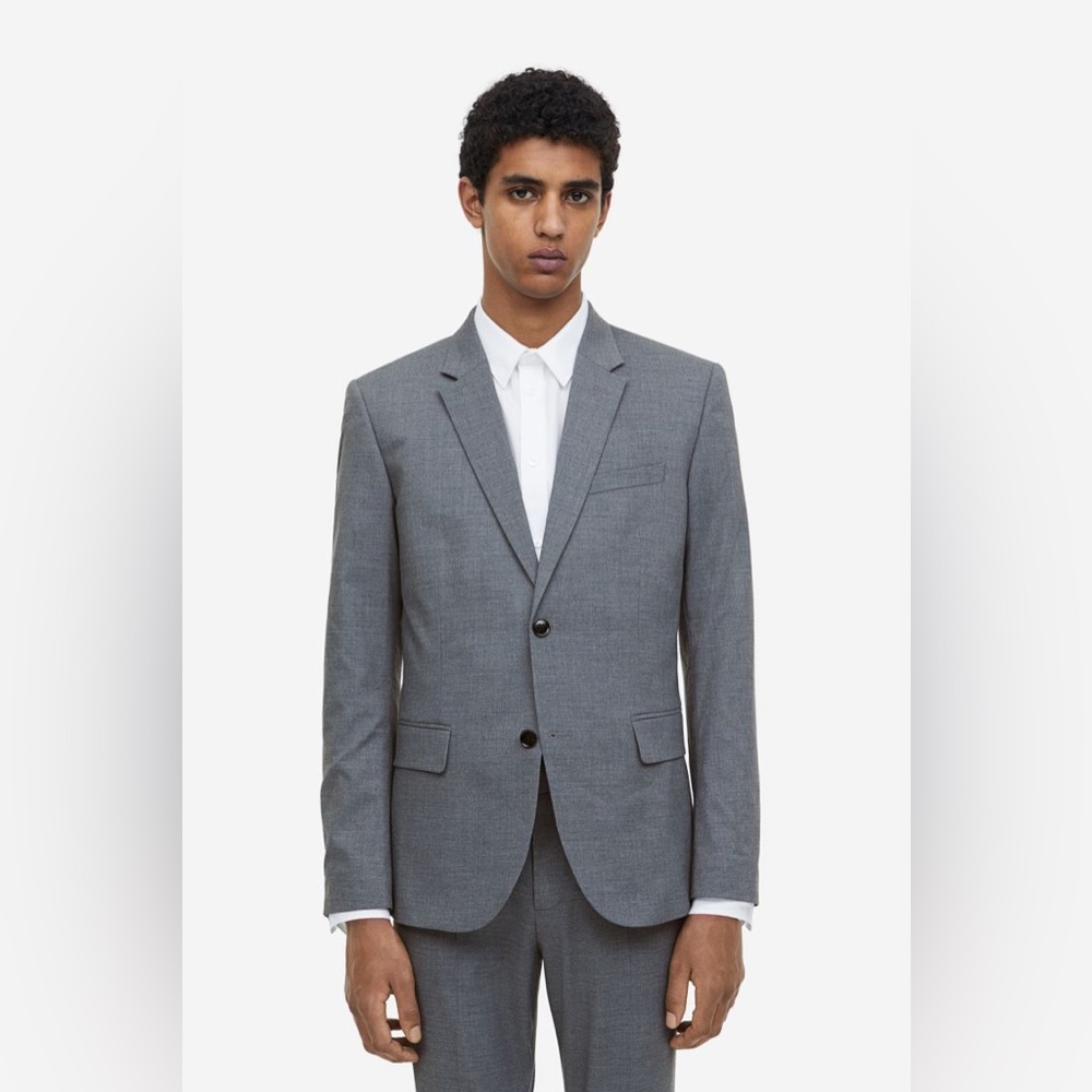 NWT H&M Skinny Fit Suit